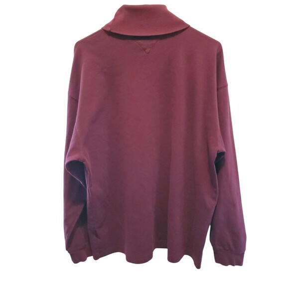 TOMMY HILFIGER 90's Burgundy Turtleneck (XL) - Picture 2 of 4